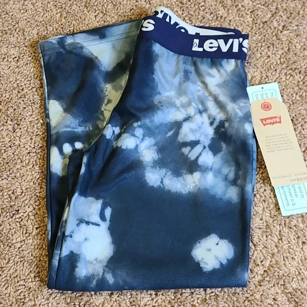 Levi pajama bottoms tie dye